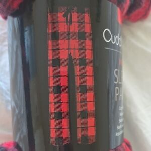 Cuddl Duds Red Plaid Sleep Pants